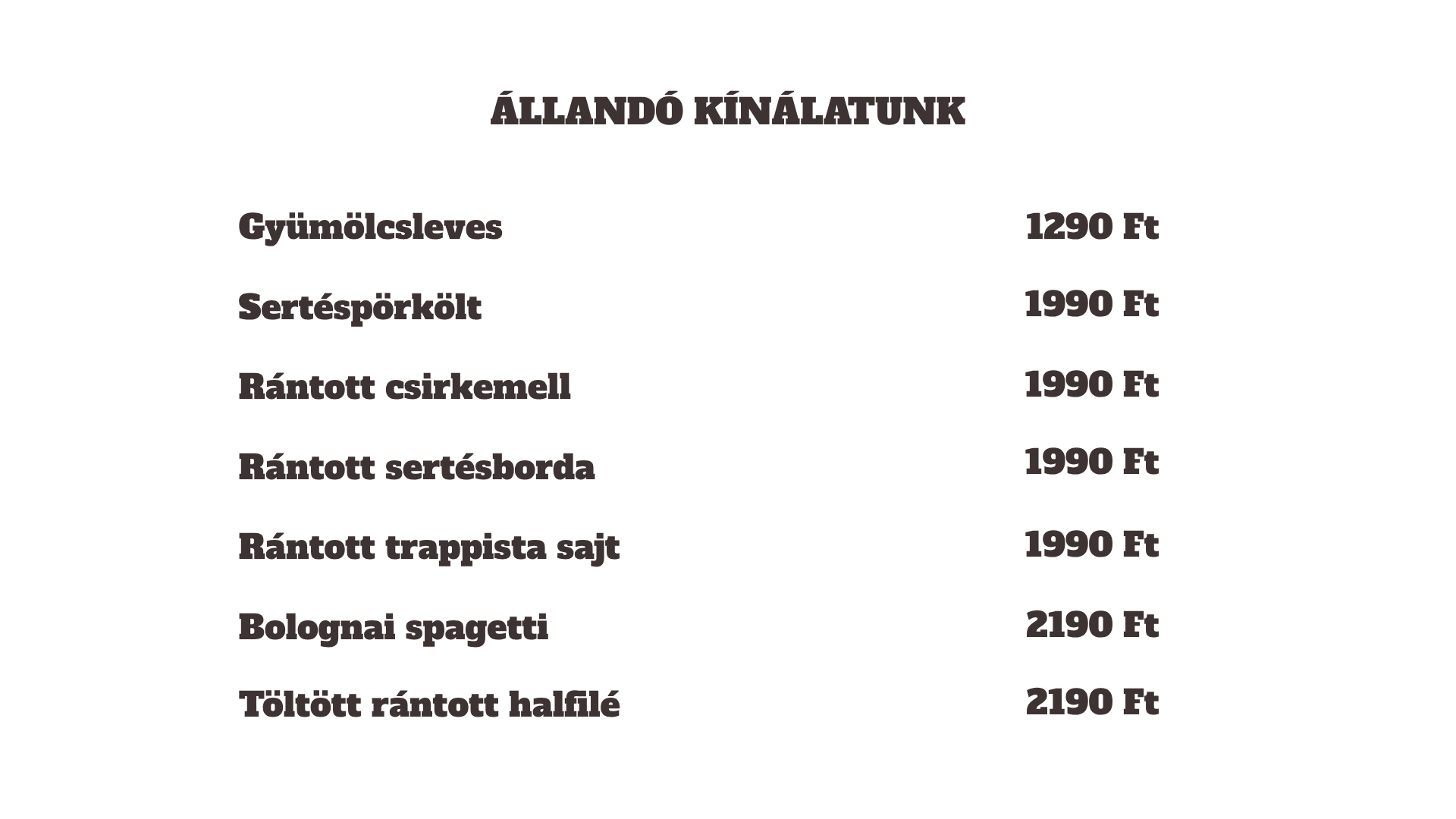 Állandó kínálat (4)