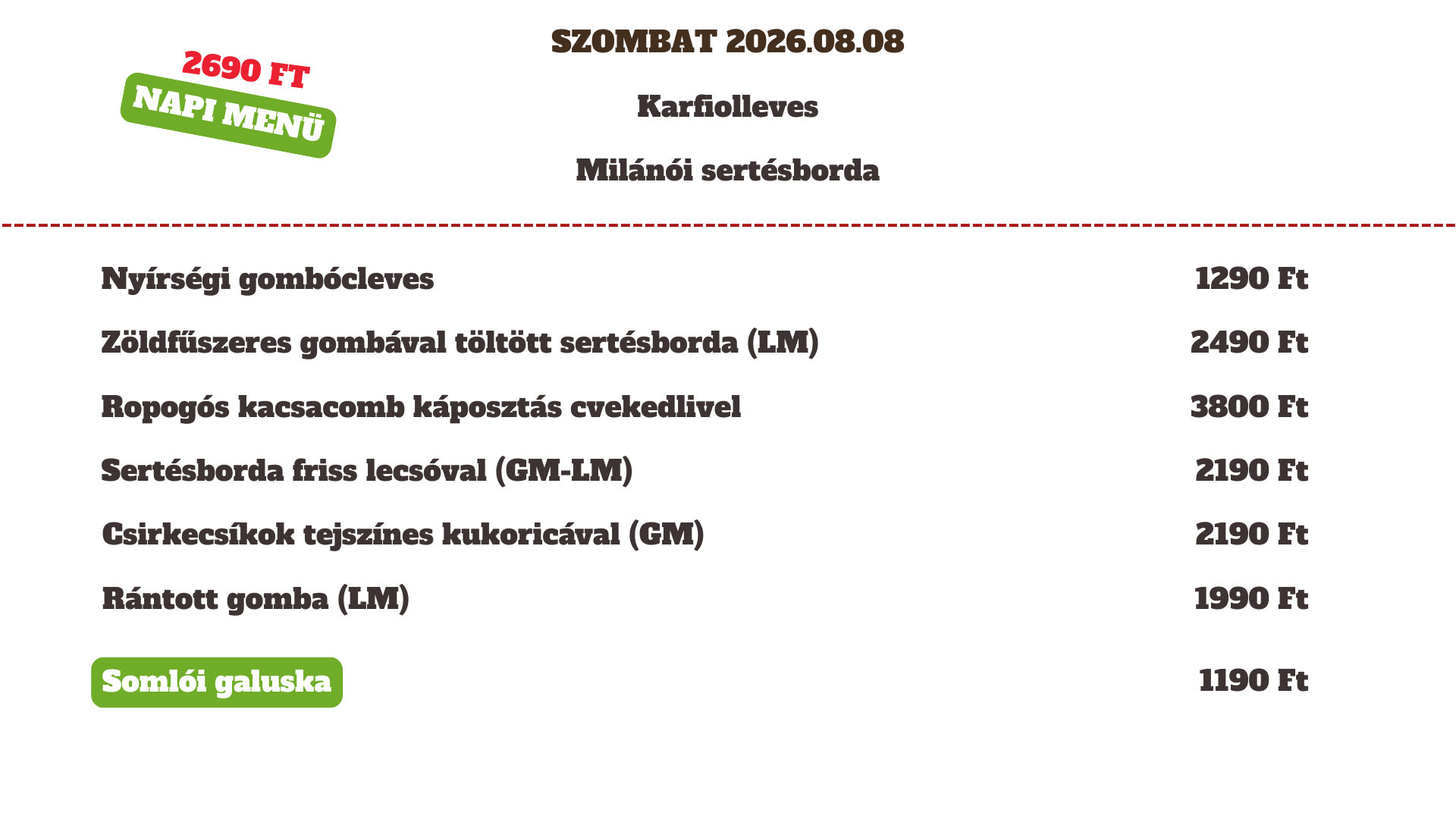 2026.08.08 Szombat
