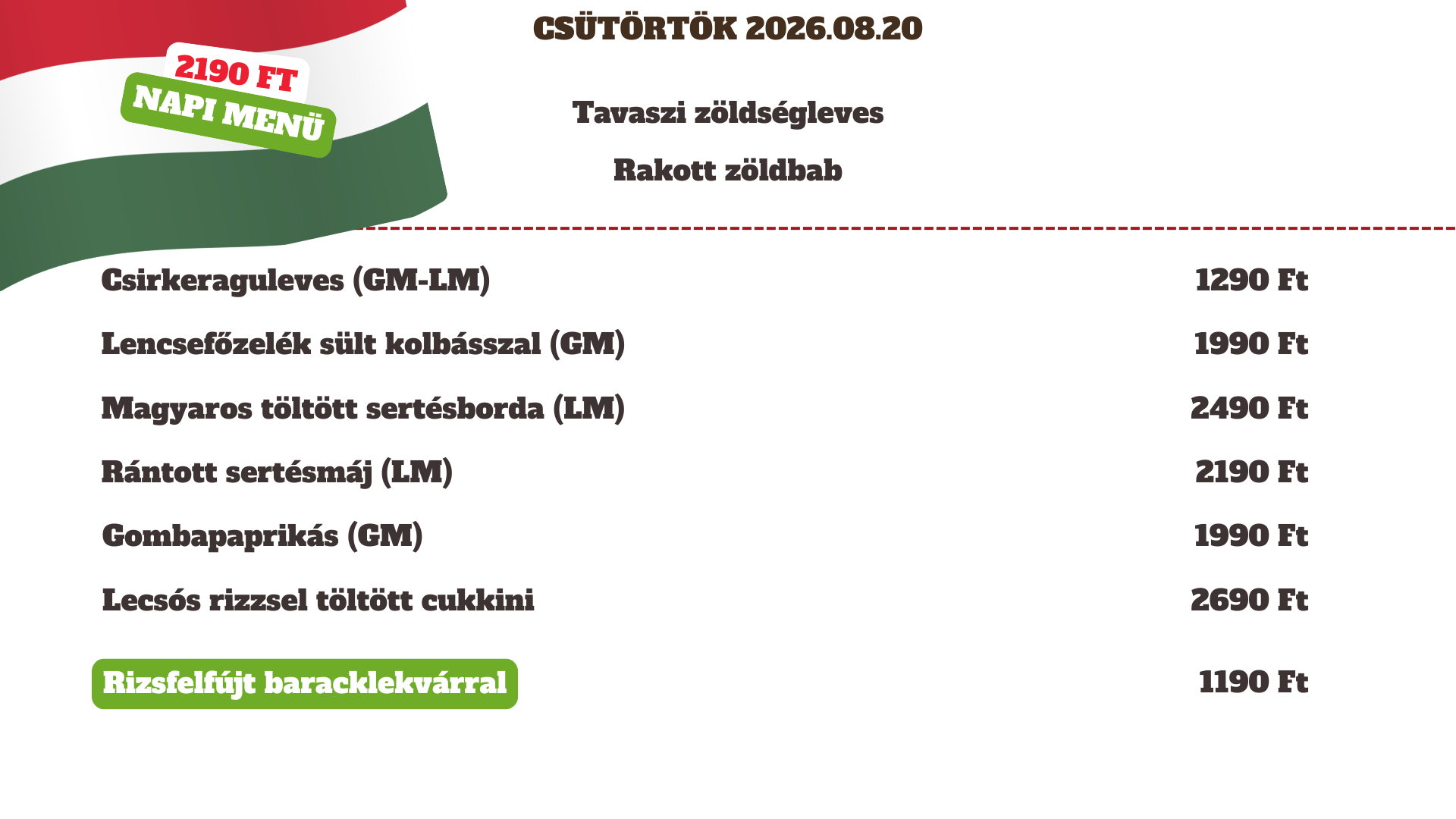 2026.08.20 Csütörtök 2026.08.20 Csütörtök