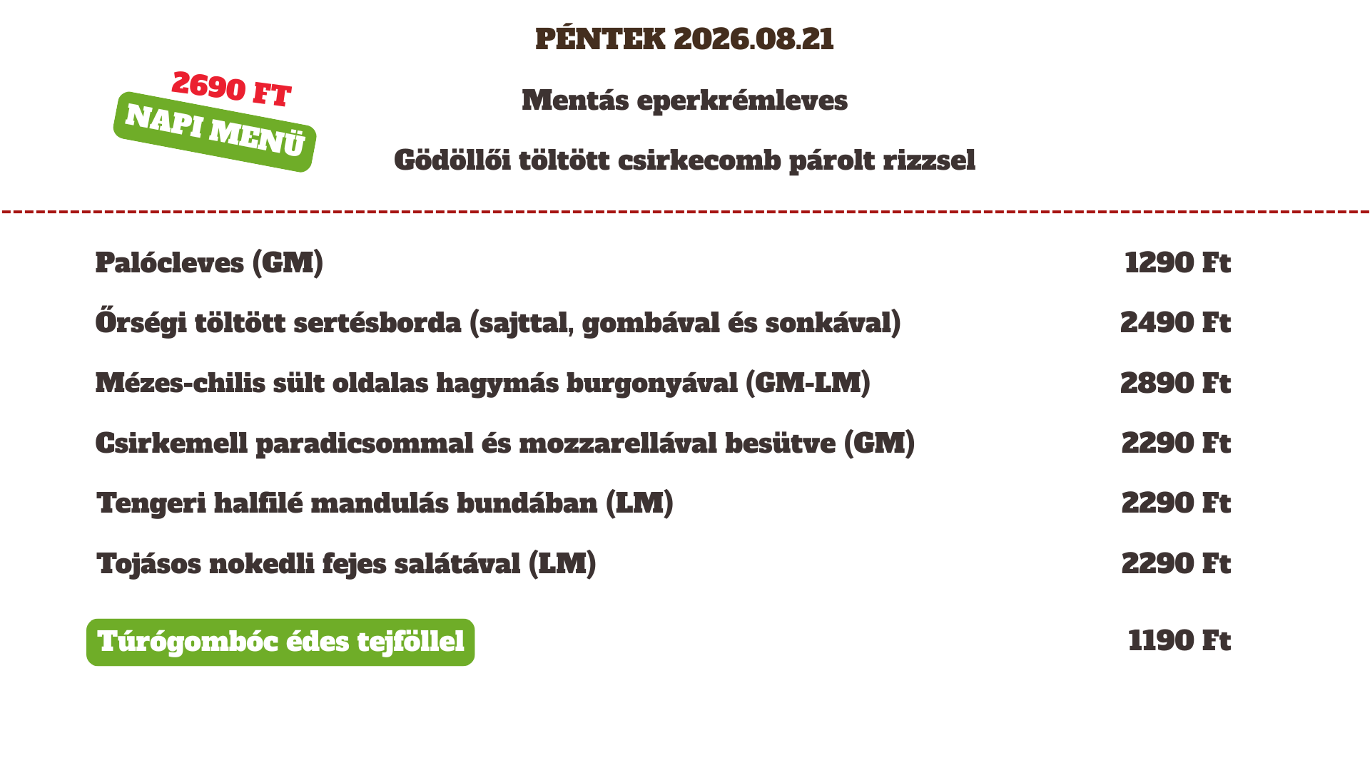 2026.08.21 Péntek 2026.08.21 Péntek
