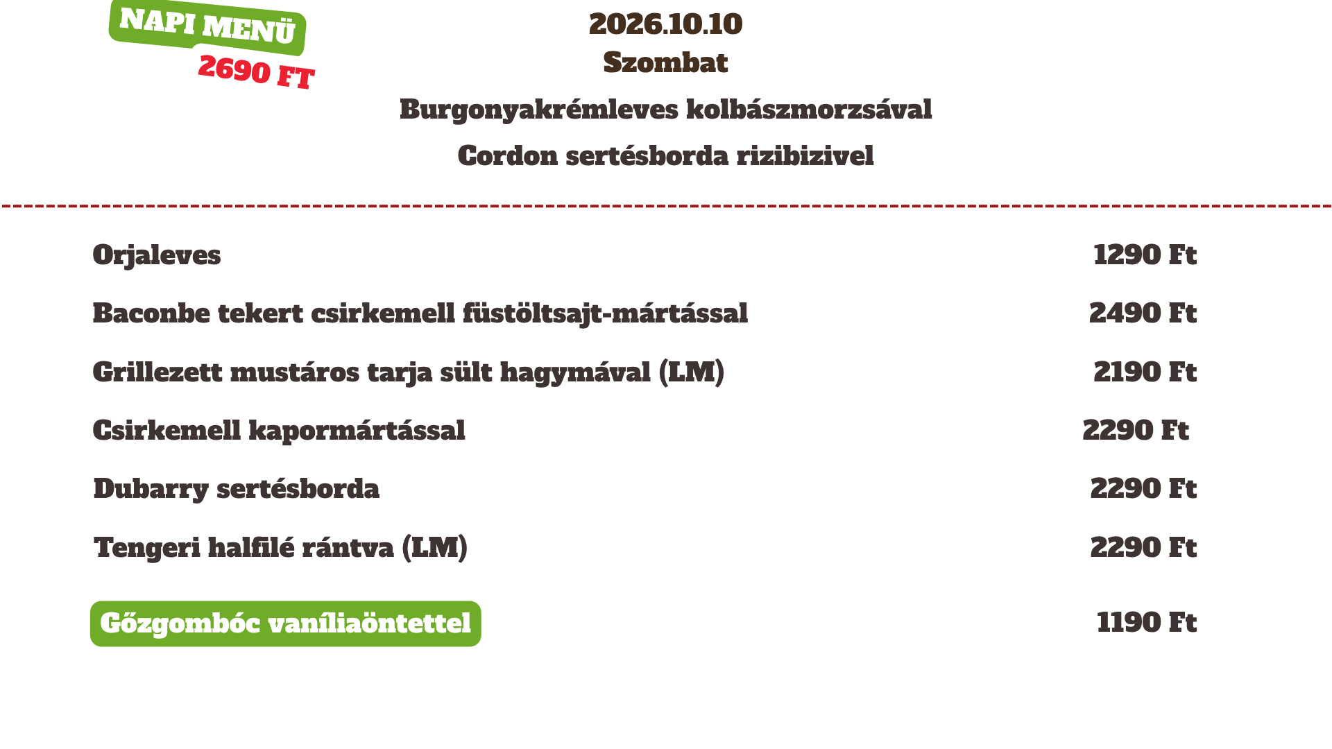2026.10.10 Szombat