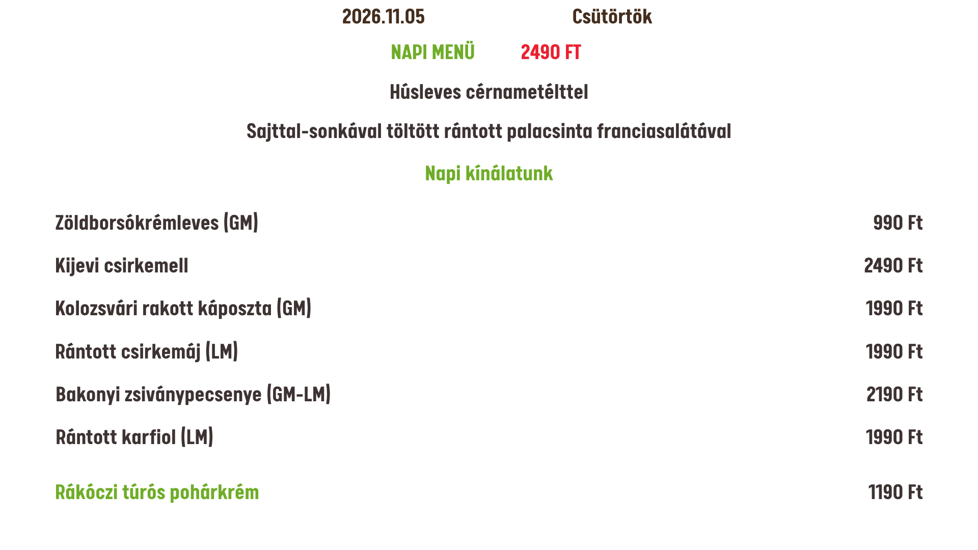 2026.11.05. Csütörtök